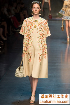 时尚秀场_米兰时装周_Dolce&Gabbana 2014春夏高级成衣_上海女装设计工作室