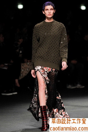 时尚秀场_巴黎时装周_Givenchy 2013秋冬高级成衣_上海女装设计公司