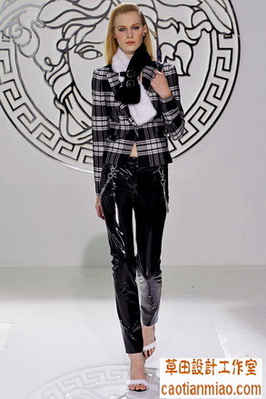时尚秀场_米兰时装周_Versace 2013秋冬高级成衣_上海服装设计工作室
