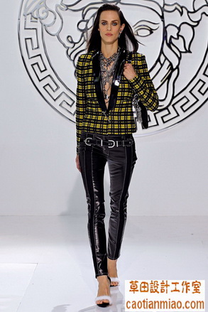 时尚秀场_米兰时装周_Versace 2013秋冬高级成衣_上海设计工作室