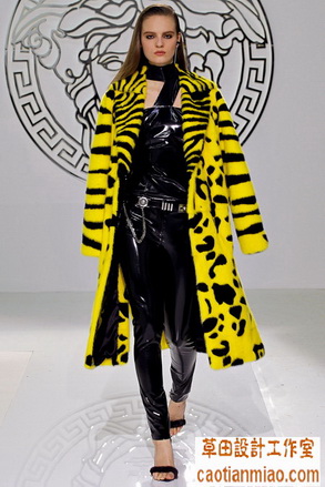 时尚秀场_米兰时装周_Versace 2013秋冬高级成衣_上海女装设计工作室